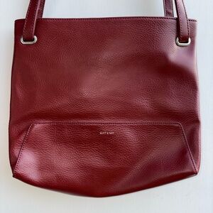 Matt & Nat Burgundy Shoulder Bag